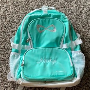 Nfinity backpack. Light teal.